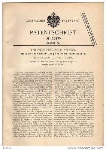 Original patentschrift f - original,