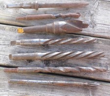 7 alte Bohrer - hauptsächlich