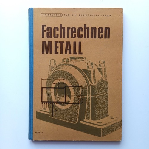1958 fachrechnen metall - fachrechnen,